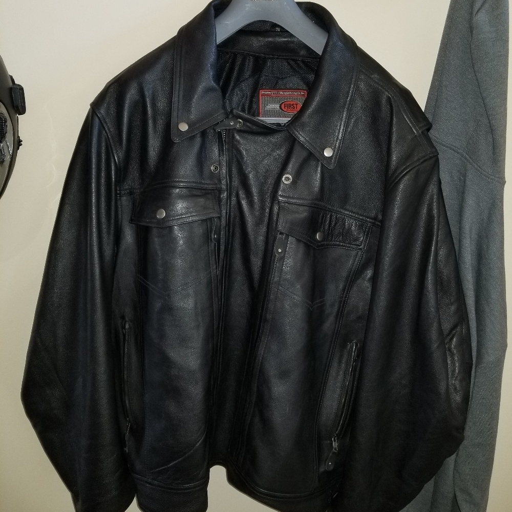 First manufacturer leather jacket
